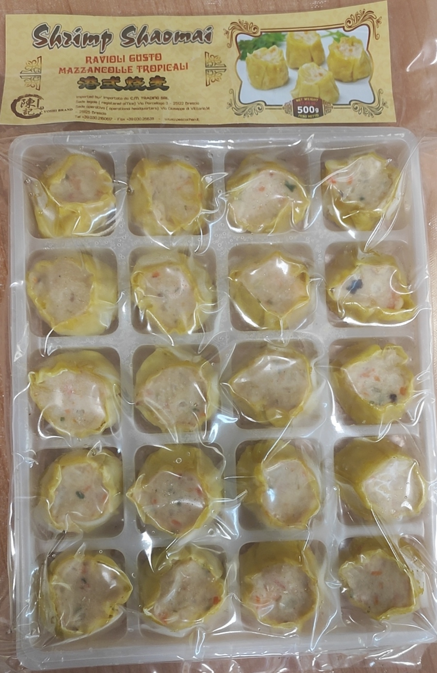 SHAOMAI DI MAZZAN. CONG.500GX20PZ 虾烧卖